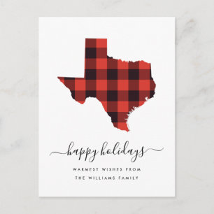 Cartão Postal Férias Felizes Desejos Quentes Do Texas
