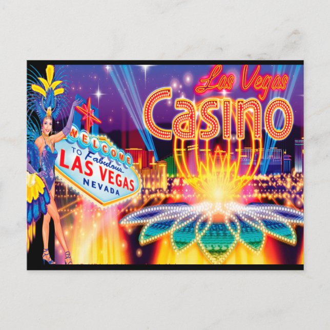 Cartão Postal Férias Las Vegas (Frente)