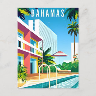 Cartão Postal férias nas ilhas tropicais das Bahamas viagens vin