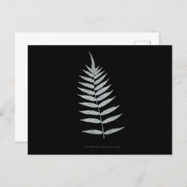 Cartão Postal Fern - Polypodyum Fraxinifolium - efeito de raios 