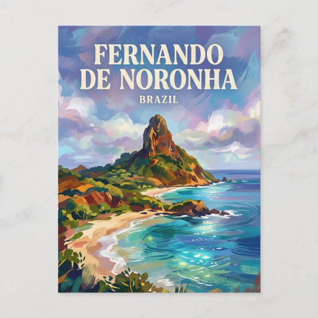 Cartão Postal Fernando de Noronha Brasil (Frente)
