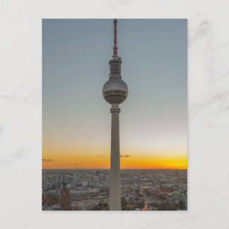 Cartão Postal Fernsehturm Berlim, Torre de TV de Berlim, Alemanh