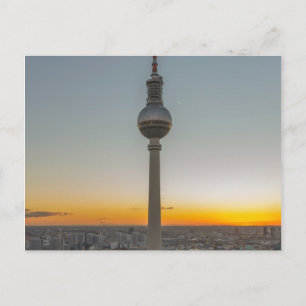 Cartão Postal Fernsehturm Berlin, Berlin TV Tower, Alemanha