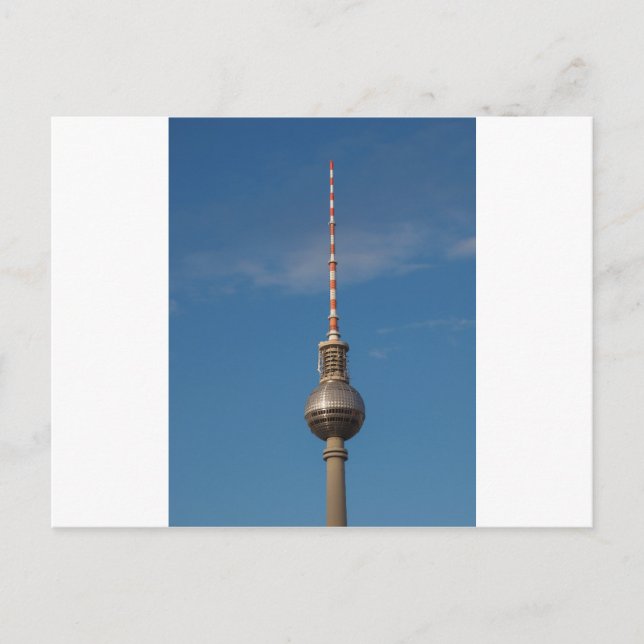 Cartão Postal Fernsehturm Televitorre Alexanderplatz Berlin (Frente)
