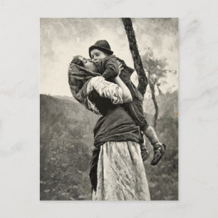 Cartão Postal Ferraguti Ama Mãe Filho Filho Filho Beija Arte Vi