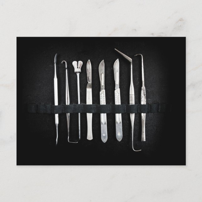 Cartão Postal Ferramentas de Embalagem Antigas Associadas (Frente)