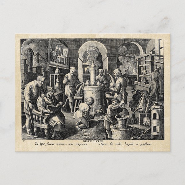 Cartão Postal Ferramentas do laboratório Master Alchemist (Frente)