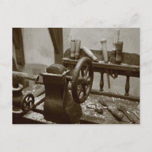 Cartão Postal Ferramentas Vintage