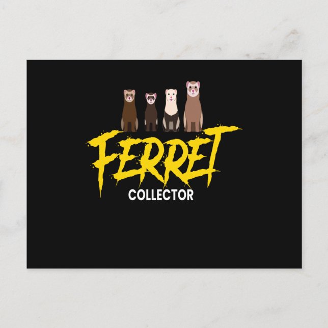 Cartão Postal Ferret Ferret Collector (Frente)