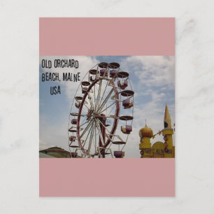Cartão Postal Ferris Wheel no Palace Playland Old Orchard Beach