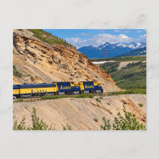 Cartão Postal Ferrovia do Alasca