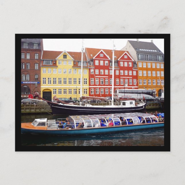 Cartão Postal ferry de nyhavn (Frente)