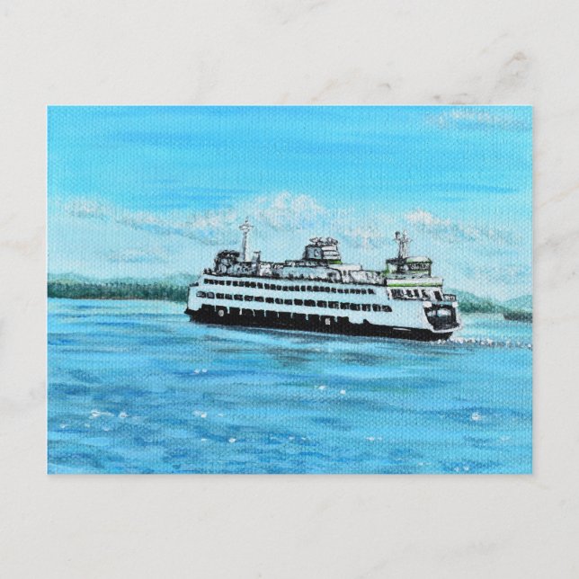 Cartão Postal Ferry Painting (Frente)