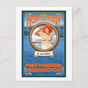 Cartão Postal Ferry - Port Townsend Washington