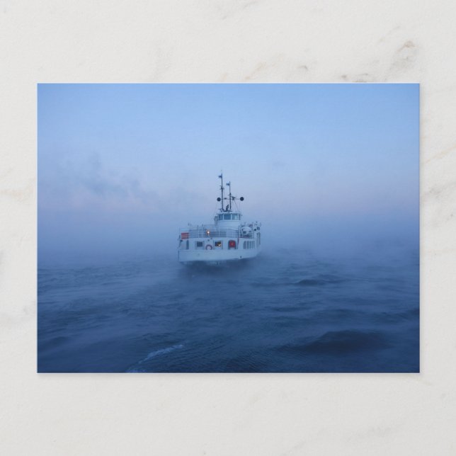 Cartão Postal Ferry Suomenlinna em Helsínquia, Finlândia (Frente)