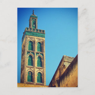 Cartão Postal fes minarete