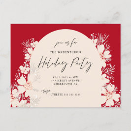 Cartão Postal Festa Boho Holiday no Deserto Vermelho