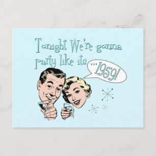 Cartão Postal Festa como se fosse 1959!