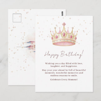 Cartão Postal Festa de Aniversário da Coroa da Princesa