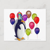Festa de aniversário de pinguim