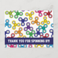 Festa de aniversário Do Spinner Fidget Obrigado
