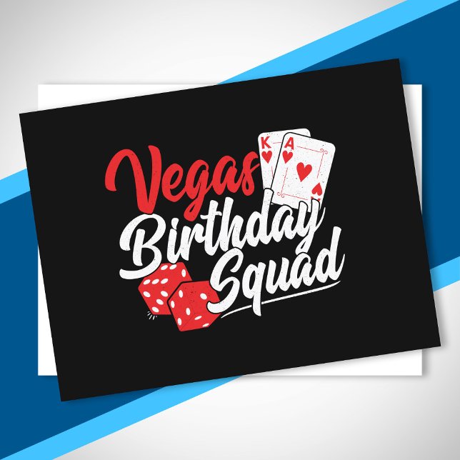 Cartão Postal Festa de Aniversário em Las Vegas - Correspondendo (Criador carregado)