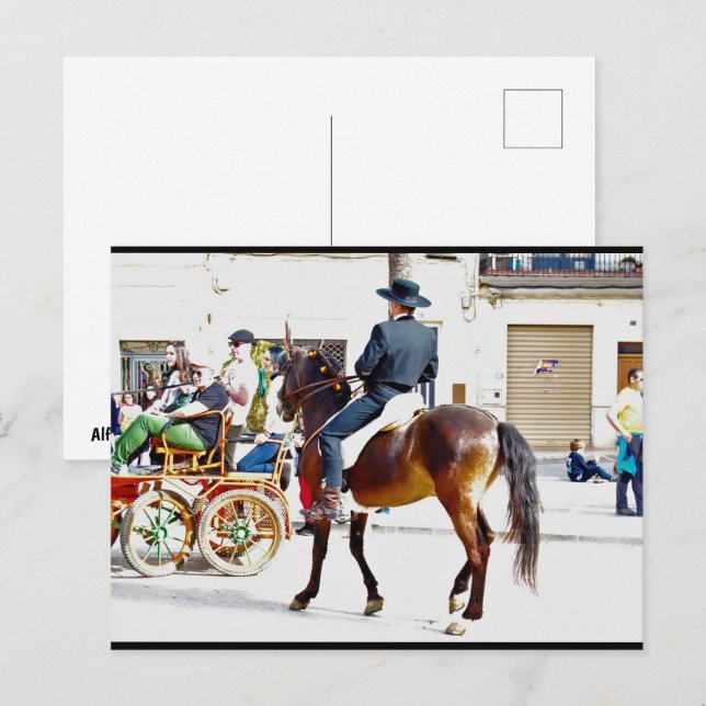 Cartão Postal Festa de Boas-Vindas dos Cavalos (Frente/Verso)