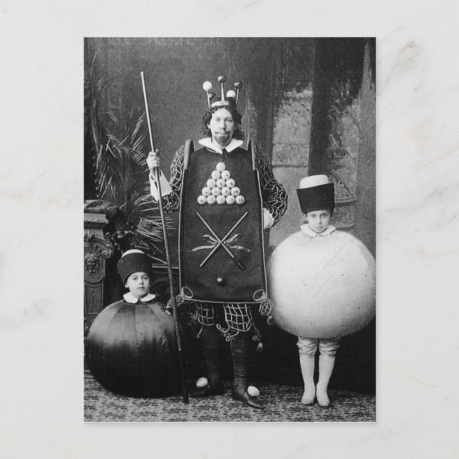 Cartão Postal Festa de Fantasia Vitoriana Estranha Postcard (Frente)