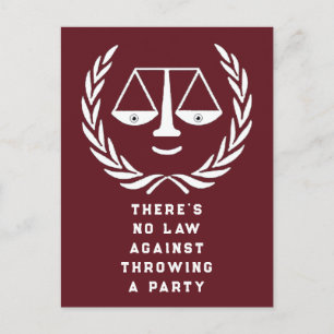 Cartão Postal Festa de formatura da Faculdade de Direito