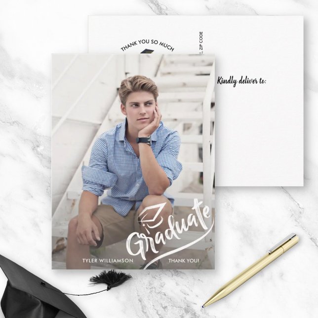 Cartão Postal Festa de formatura de Fotografias de Formando Mode (Criador carregado)