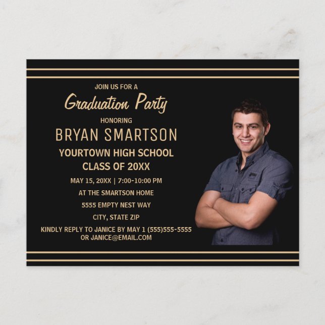 Cartão Postal Festa de Formatura Ouro Preto Foto (Frente)