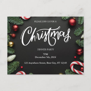 Cartão Postal Festa de Janto de Natal