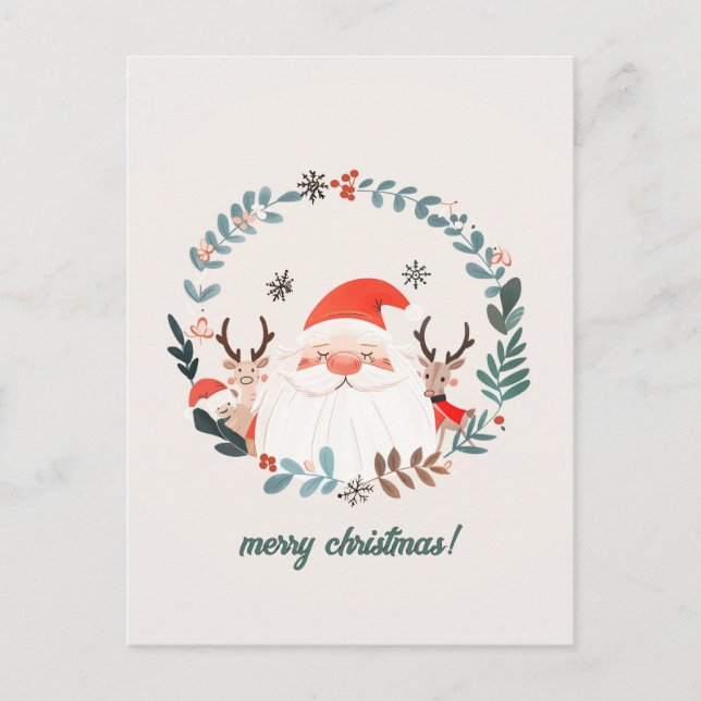 Cartão Postal Festa de Natal (Frente)