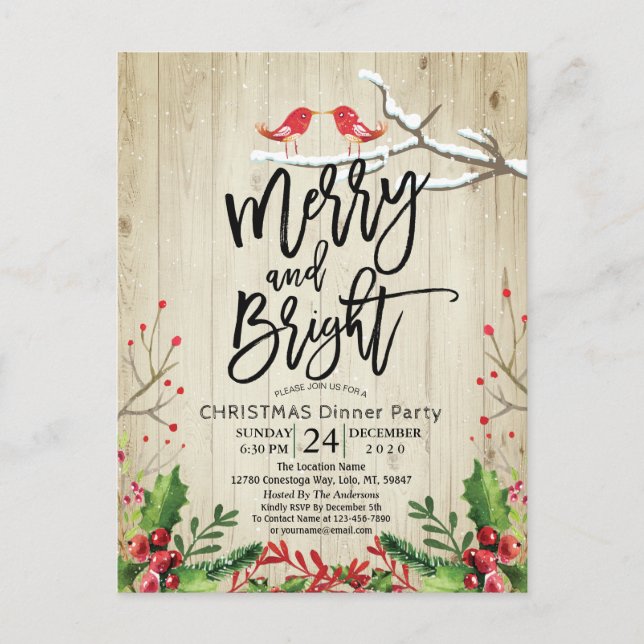 Cartão Postal Festa de Papais noeis de Férias de Natal Feliz (Frente)