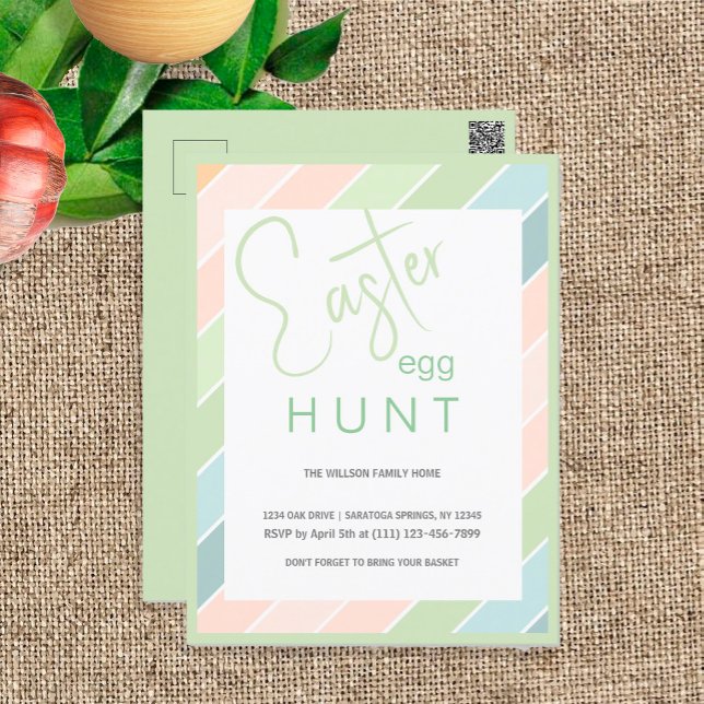 Cartão Postal Festa de Sorvete de Caça ao Ovo de Páscoa (Criador carregado)