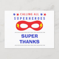Festa de Super-Heróis Super obrigado