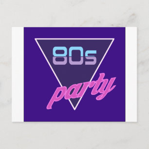 Cartão Postal Festa dos anos 80