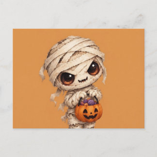 Cartão Postal Festa Infantil Assustadora de Halloween da Mamãe B