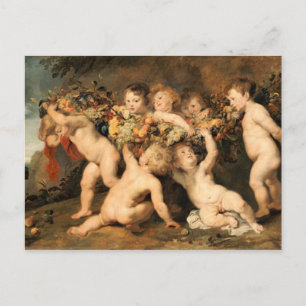 Cartão Postal Festão das frutas - Rubens