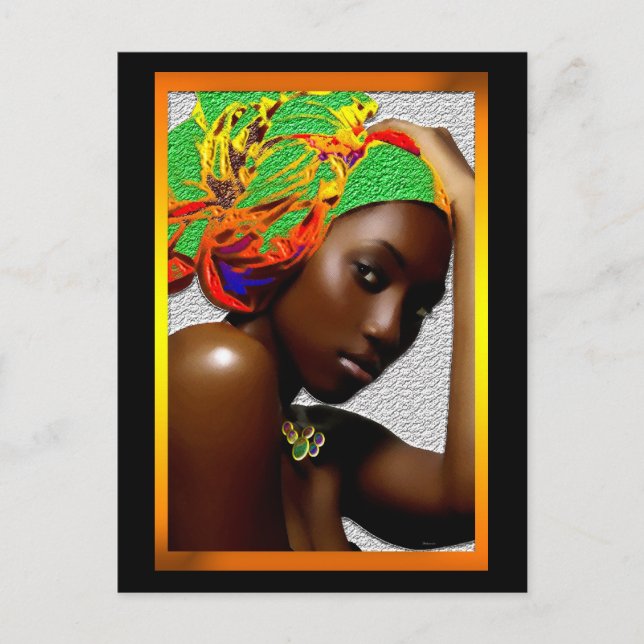 Cartão Postal Festival Africano (Frente)
