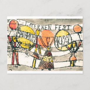 Cartão Postal Festival Bauhaus Lanterna Paul Klee