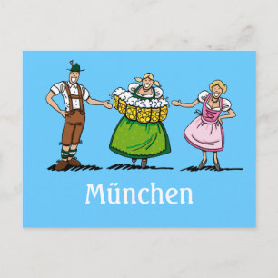 Cartão postal FESTIVAL DE CERVEJA München Garçonet