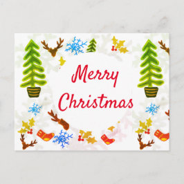 Cartão Postal Festividades de Natal