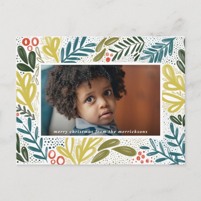 Cartão postal Festivo de Bramble (Frente)