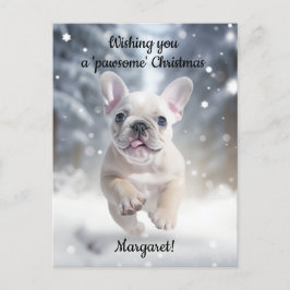 Cartão Postal Festivo francês comestível Frolic