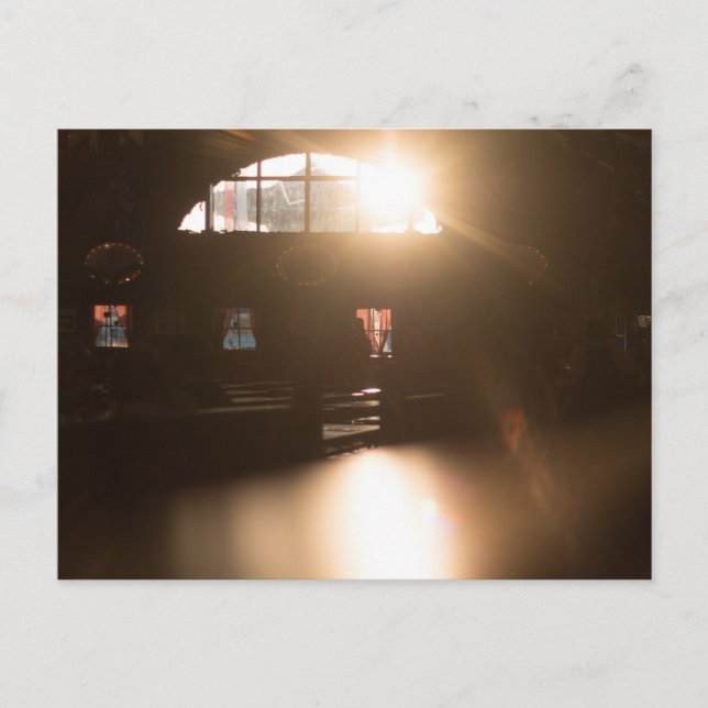 CARTÃO POSTAL FESTZELT FURCH HAAGER HERBSTFEST BEI ABENDSONNE (Frente)