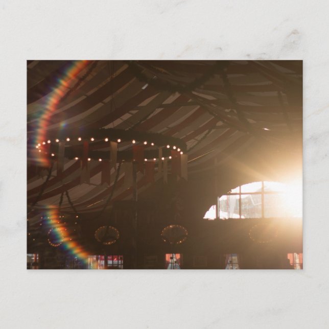 CARTÃO POSTAL FESTZELT FURCH HAAGER HERBSTFEST BEI ABENSONNE (Frente)