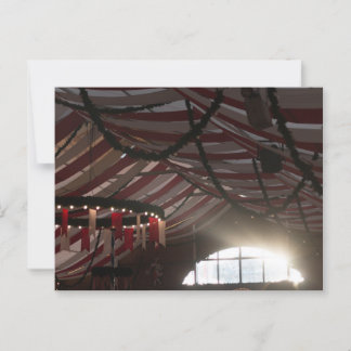 CARTÃO POSTAL FESTZELT HIMMEL HAAGER HERBSTFEST BEI ABENDSONNE