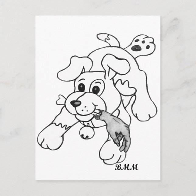 Cartão Postal Fetch Boy (Frente)