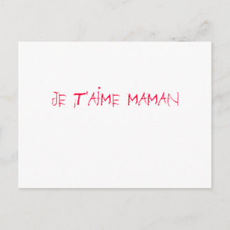Cartão Postal fête des mères
